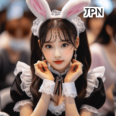 JPN 21 year old rabbit maid