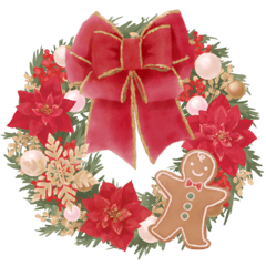 Christmas ornaments sticker