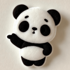 Felt Baby Panda