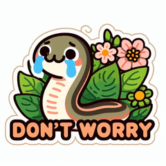 Teary Garden Eel Stickers@SFW