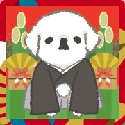 Pekingese sticker! New year!
