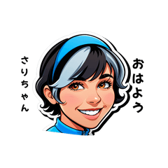 sarichan-san's sticker by Tsukusuta xEj0