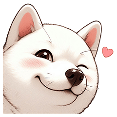 GOOD WHITE Shiba Inu