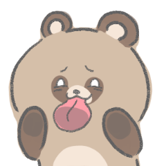 cute animals ver.Raccoon dog Sticker