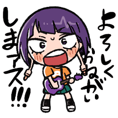 MHA girl's sticker