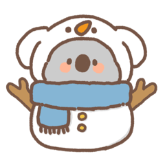 冬日無尾熊