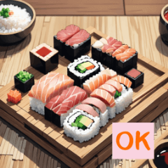 Sushi Lovers Stickers