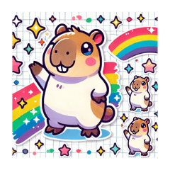 Something cute, like a capybara.