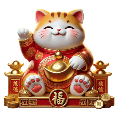 Chinese New Year Lucky Cat