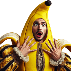 Banana Costume Renaissance Sticker vol.2