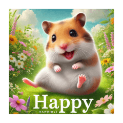 Realistic Hamster Stickers