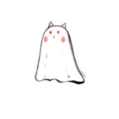 Cute ghost but cat