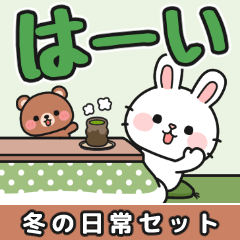 毎年使える♪冬の日常 #うさぎのモック