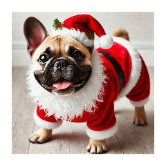 [Arrangement] French Bulldog Christmas