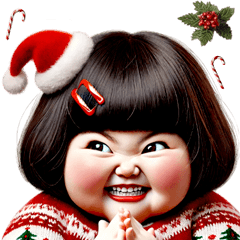 Chubby girls 46 Christmas ENG