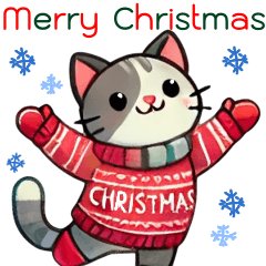 Meow christmas and newyear