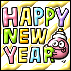 HAPPY NEW YEAR PUKUPUKU Monster