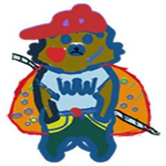 Cool Bear Swordsman