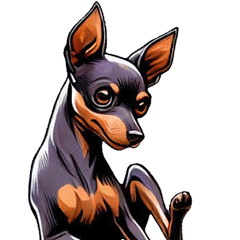 Exaggerated Action: British Toy Terriers