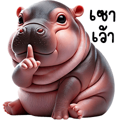 Moo Dang Baby Hippo TuaTueng (Isan)