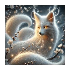 lucky white fox2