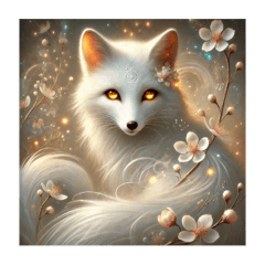 lucky white fox 4