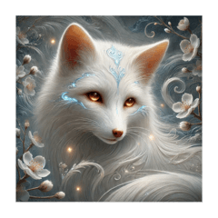 lucky white fox