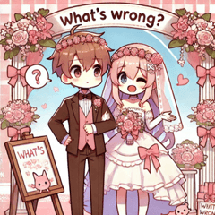 Tearful Wedding Stickers@SFW