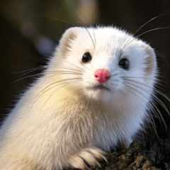 Snowy Mountain Idol! Adorable Stoat