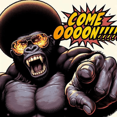 Afro Gorilla-kun!!!!