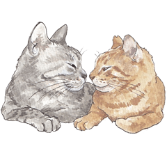 Rescued cats stickers  Part. 6