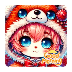 癒し可愛い狐くん熊たんさん