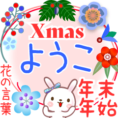 Xmas◆年末年始・正月●花の言葉◇ようこ