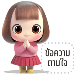 เปลี่ยนข้อความตามใจ: แอลลี่ คิ้วเกิร์ล