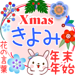 Xmas◆年末年始・正月●花の言葉◇きよみ