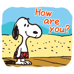 สติกเกอร์ Snoopy สนุกกับหน้าร้อน!