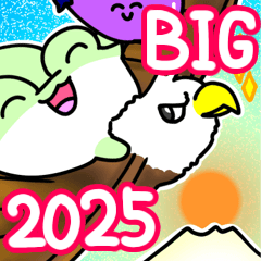 Frog's Eruchan Big Sticker 2025