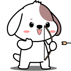 Cute puppy : Effect stickers