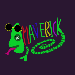 Maverick junky sticker