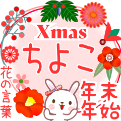 Xmas◆年末年始・正月●花の言葉◇ちよこ