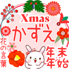 Xmas◆年末年始・正月●花の言葉◇かずえ