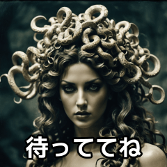 [Can be used every day] Medusa sticker