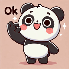 Clumsy Panda Stickers@SFW