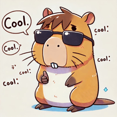 Clumsy Capybara Stickers@SFW