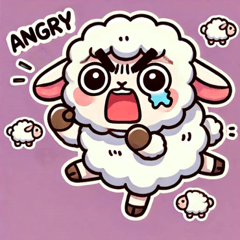 Clumsy Sheep Stickers@SFW