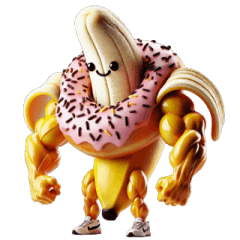 I Am Muscle Banana Screaming Shout