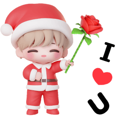 CUTE SANTA BOY