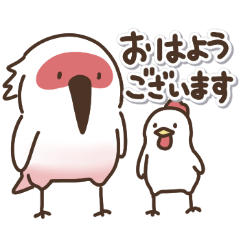 Crested ibis everyday sticker