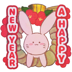 NewYearsticker that can be usedeveryyear