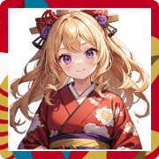Cute Girl New Year's Sticker 2025